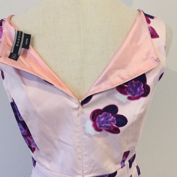 Basque petite spring floral pastel dress - Picture 8 of 11